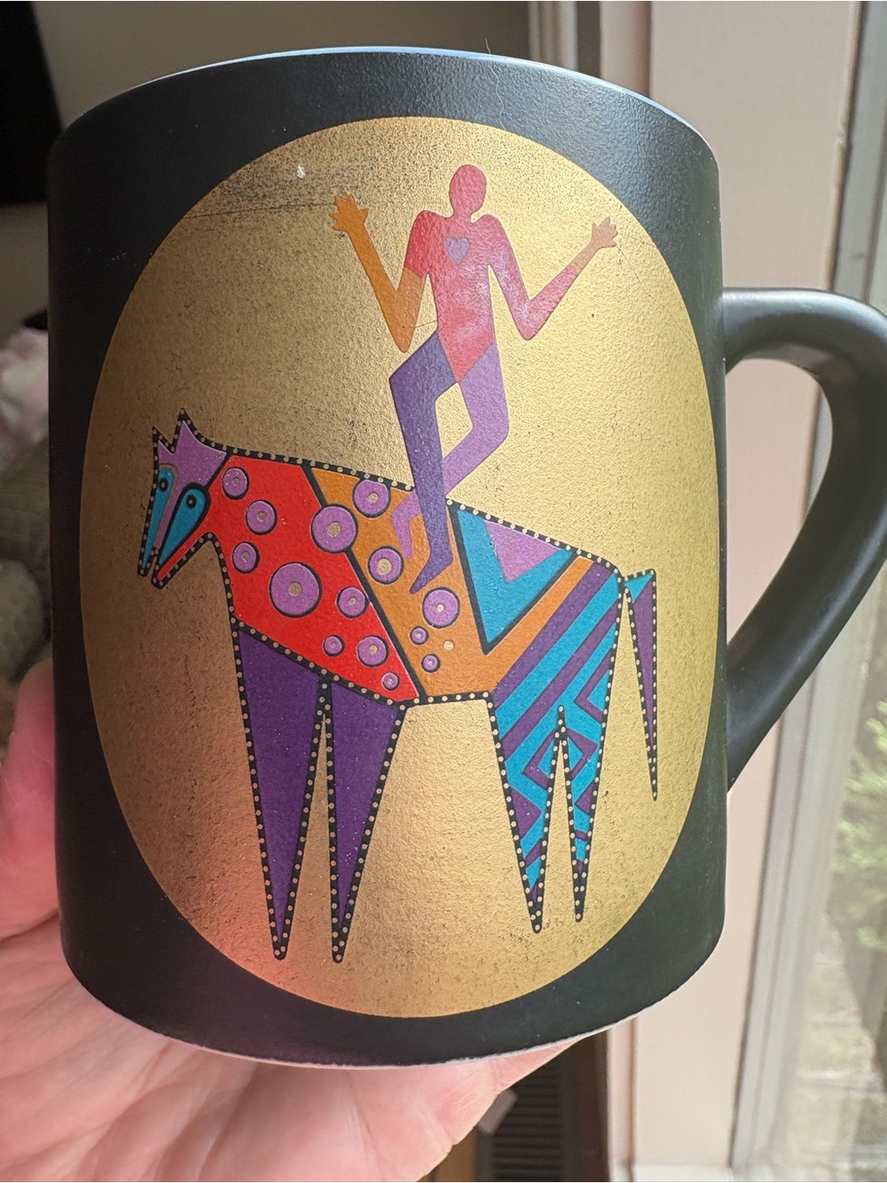 Laurel Burch Vintage 1992 Mug “Free Spirit Dancing in the Moon”